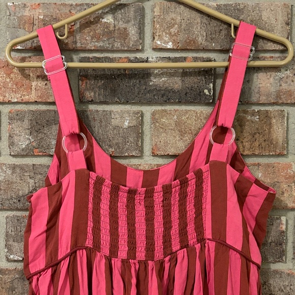 Striped Pink Maxi Dress - Picture 5 of 5